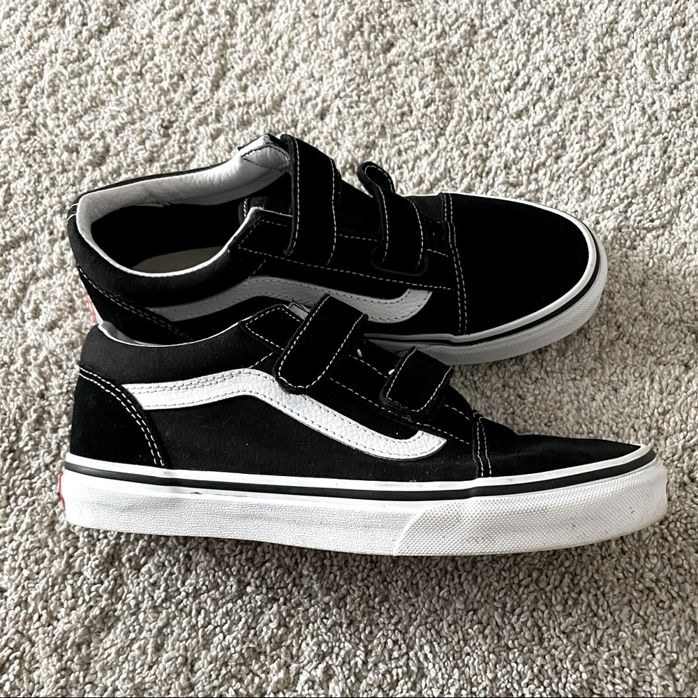 Kids Boys Girls Vans Velcro Shoes 👟